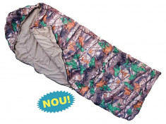 Sac / saci Dormit Baracuda S1 Economy ( Camping , Pescuit ) Model Camuflaj Frunza Foarte Mare 2,3 Metri Lungime / 80 Latime foto