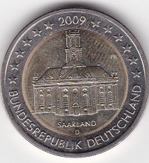 Germania 2 euro 2009 comemorativa, aUNC foto