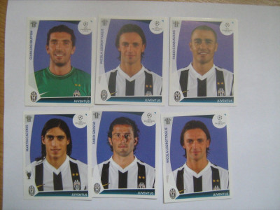 PANINI - Champions League 2009-2010 / Juventus Torino (6 stikere) foto