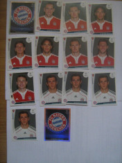 PANINI - Champions League 2009-2010 / Bayern Munchen (14 stikere) foto