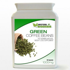 Extract din cafea verde CONCENTRAT, 1000 MG, 90 capsule, produs Anglia pt slabire, Dr OZ foto