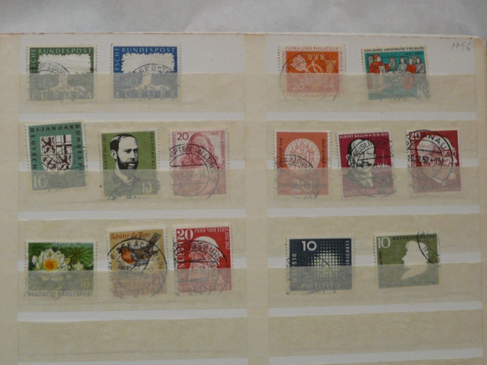 timbre Republica Federala Germania-Deutsche Bundespost -1956