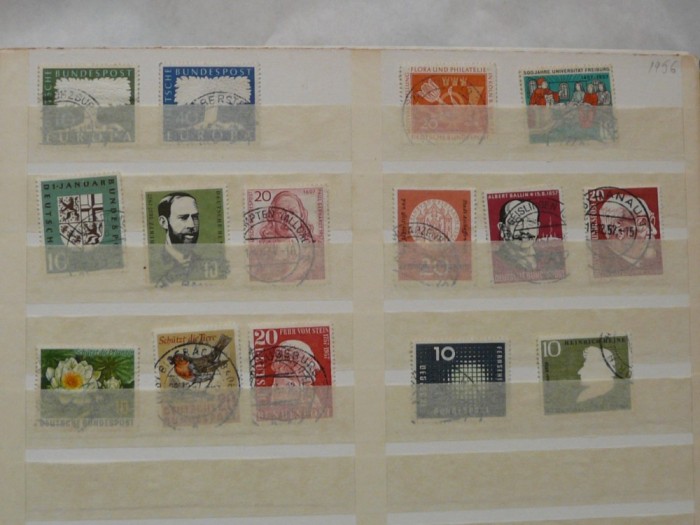 timbre Republica Federala Germania-Deutsche Bundespost -1956