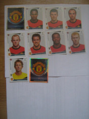 PANINI - Champions League 2009-2010 / Manchester United (10 stikere) foto