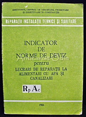 Indicator De Norme De Deviz RpAc - INCERC foto