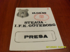 Acreditare presa Steaua - I.F.K. Goteborg foto