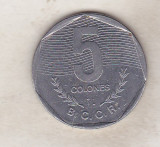bnk mnd Costa Rica 5 colones 1989