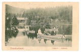 1344 - TUSNAD, Harghita, boats on the lake - old postcard - used - 1905, Circulata, Printata