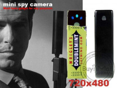SPY SPION CAMERA REPORTOFON GUM GUMA 720x480 VIDEO SUNET filmare 2 ore foto