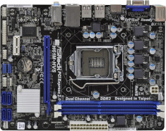 Placa baza ASROCK H61M-HVS, 2 x ddr3, 4 x sata, video on, TESTATA!! GARANTIE!! PROBA!! foto