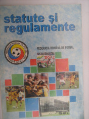 Statute si regulamente - Federatia Romana de Fotbal (carte de sport), stare exceptionala, 347 de pagini foto