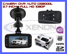 CAMERA VIDEO DVR GS8000L AUTO CU INREGISTRARE FULL HD 1080p CICLICA - DISPLAY 2,7 INCH, HDMI, INFRAROSU NIGHT VISION, SENZOR MISCARE, MARTOR ACCIDENT foto