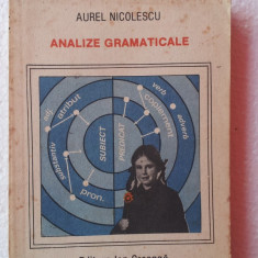 ANALIZE GRAMATICALE - AUREL NICOLESCU