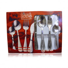 Set tacamuri 6 persoane inox - model 3 foto