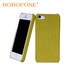 Husa piele BOROFONE Crocodile back cover, iPhone 5 / 5s cu aspect de piele crocodil, verde, LIVRARE GRATUITA prin posta la plata cu cardul foto