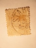 Timbru 7 Kr.1870 ,gri-violet ,Bavaria , stamp.