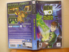 Ben 10: Alien Force (PSP) (ALVio) + sute de jocuri psp ( VAND / SCHIMB ) foto