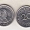 bnk mnd Mauritius 20 centi 2012