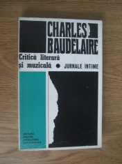 Charles Baudelaire - Critica literara si muzicala foto