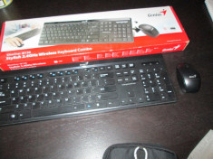 Tastatura wireless cu mouse GENIUS foto