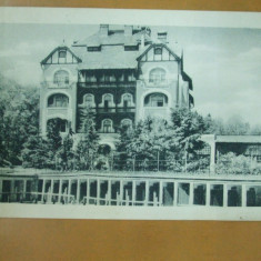 Carte postala Baia Ocna Sibiului Hotelul statului Sibiu 1937