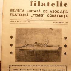 Revista Magazin Filatelic -Ed. Asoc. Tomis-Constanta- iulie-aug. 1996