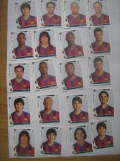 PANINI - Champions League 2009-2010 / Barcelona (20 stikere) foto