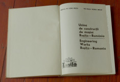 carte - album ---- UZINA DE CONSTRUCTII DE MASINI - RESITA - ROMANIA - imagini color si alb negru - 180 pagini foto