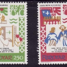 Faroe 1982 - cat.nr.69-72 neuzat,perfecta stare