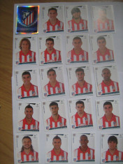 PANINI - Champions League 2009-2010 / Atletico Madrid (20 stikere) foto