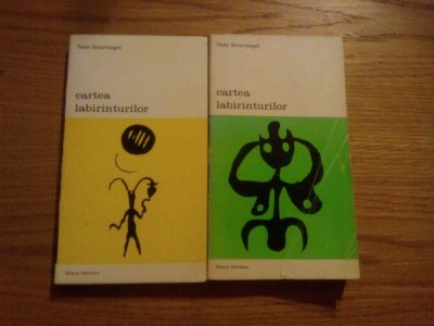 CARTEA LABIRINTURILOR - 2 Vol. - Paolo Santarcangeli - 1974, 199 + 265 p. foto