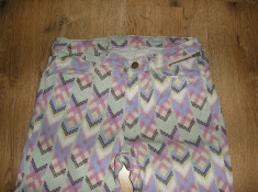 SUPER PRET ! Pantaloni/ blugi dama colorati skinny Sz 26/s ! foto