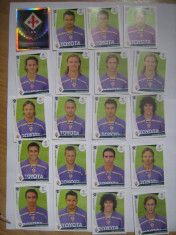 PANINI - Champions League 2009-2010 / Fiorentina (20 stikere) foto