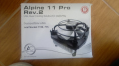 COOLER CPU ARTIC COOLING ALPINE 11 PRO REV.2 PERFECT FUNCTIONAL! foto