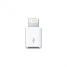 Adaptor Micro USB la 8 pin Lightning Apple iPhone 5 5S iPad 4 iPad Mini iPod Touch 5 by Yoobao Original foto