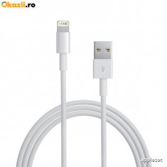 Cablu 8 Pin Lightning USB Apple iPhone 5 5C 5S iPad 4 iPad Mini iPod Original foto