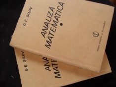 Analiza Matematica - G. E. Silov, editia a II-a, 1989 , curs special foto