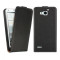 Husa HUAWEI ASCEND G750 Flip Case Slim Inchidere Magnetica Black