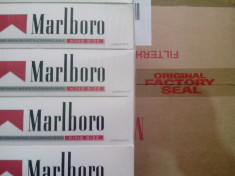 Tuburi tigari Marlboro rosu ( 1000 de tuburi )pt. injectat tutun + Aroma 30 ml Marlboro !!! foto