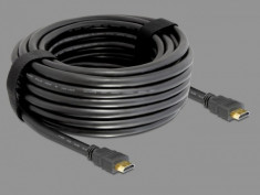 Cablu HDMI 10M cu conectori auriti pentru un mai bun semnal foto