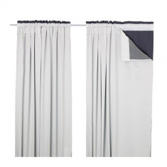 IKEA - GLANSNAVA set draperii draperie perdele 2 buc 143x290cm gri, NOI SIGILATE CANTITATE + MULTE PRODUSE IKEA + Garantez cel mai bun pret OKAZII ! foto