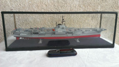 Macheta Portavion USS Saratoga/Boat miniature - lucrata manual foto