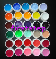 Gel UV set 30 gel uv color geluri colorate se usuca la lampa uv, 8ml gel pur Cadou decor unghii cristale fundite nails art foto