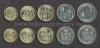 Serbia Set Monede 1,2,5,10,20 Dinara 2006 UNC Set Complet Ne流通 KM39,46,40,41,42 Monede Străine Europa Set Serbia