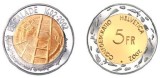 ELVETIA MONEDE COMEMORATIV 5 Franken 2002 KM-98 ESCALADE GENEVE UNC, Europa