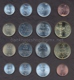 SLOVACIA █ SET COMPLET DE MONEDE 10+20+50+50 Haler +1+2+5+10 Korun 1993-2007 UNC, Europa