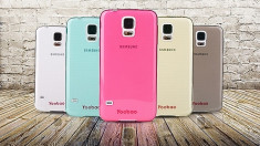 Husa TPU Ultraslim + Folie Samsung Galaxy S5 i9600 Black by Yoobao Originala foto