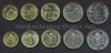 SERBIA █ SET COMPLET DE MONEDE █ 1, 2, 5, 10, 20 Dinara █ 2010 █ UNC, Europa