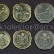 SERBIA █ SET COMPLET DE MONEDE █ 1, 2, 5, 10, 20 Dinara █ 2010 █ UNC