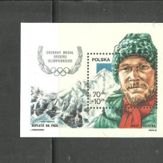 Polonia 1988 - ALPINISM, colita nestampilata, T10